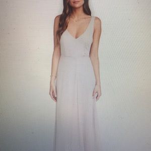 Jen Maxi Gown in “Show Me The Ring Crisp”